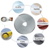 HEADLEY TOOLS 60mm Rotary Cutter Blades 10 Pack Fits Olfa, Fiskars, Replacement Rotary Blade for Arts Crafts Quilting Scrapbooking Sewing, Sharp and Durable