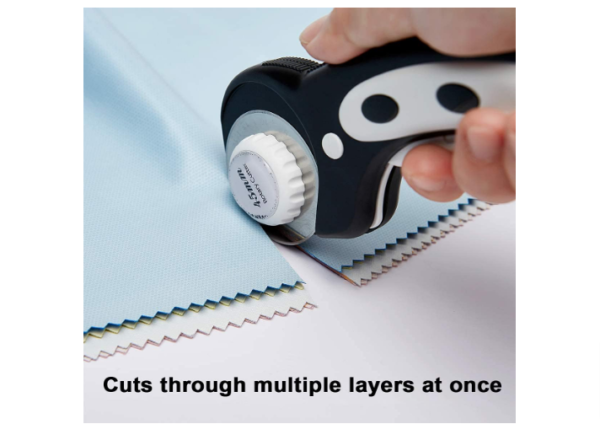 5 HEADLEY TOOLS 60mm Rotary Cutter Blades 10 Pack Fits Olfa, Fiskars, Replacement Rotary Blade for Arts Crafts Quilting Scrapbooking Sewing, Sharp and Durable